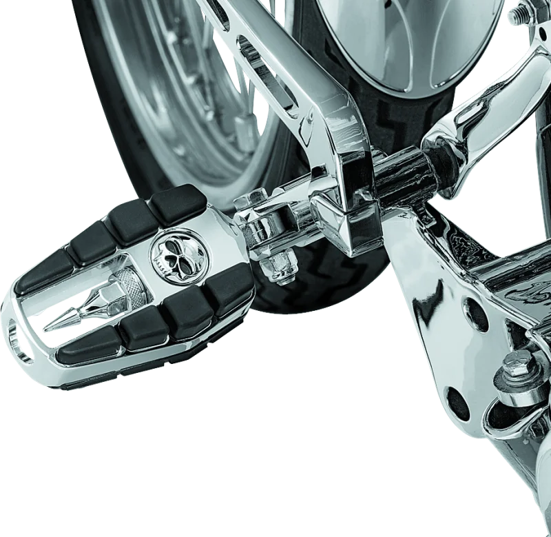 Kuryakyn Zombie Pegs With Male Mount Chrome - Installation View