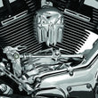 Load image into Gallery viewer, Kuryakyn Zombie Shift Linkage Chrome - Side View