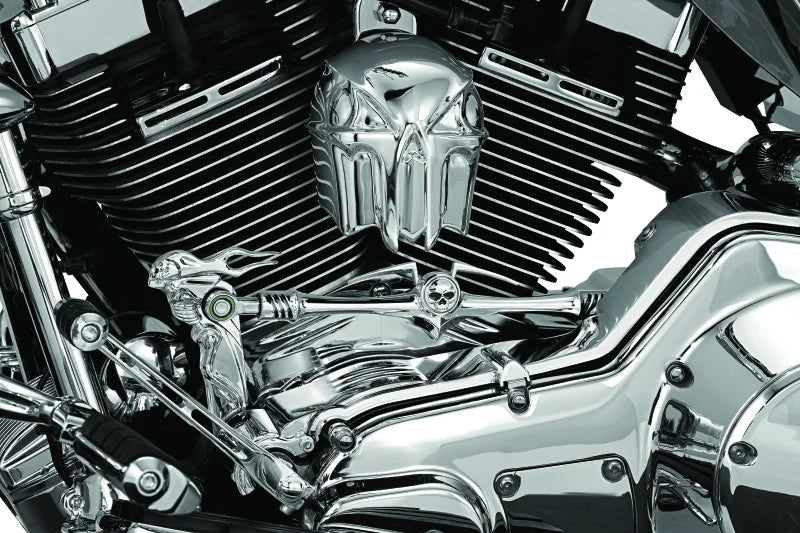 Kuryakyn Zombie Shift Linkage Chrome - Side View