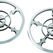Load image into Gallery viewer, Kuryakyn Zombie Speaker Grill 14-Up Touring Chrome - Main Product View