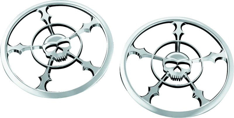 Kuryakyn Zombie Speaker Grill 14-Up Touring Chrome - Main Product View