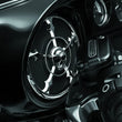 Load image into Gallery viewer, Kuryakyn Zombie Speaker Grill 14-Up Touring Chrome - Side View