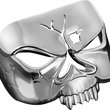 Load image into Gallery viewer, Kuryakyn Zombie Taillight Cover Chrome - Main Product View