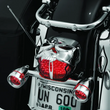 Load image into Gallery viewer, Kuryakyn Zombie Taillight Cover Chrome - Side View