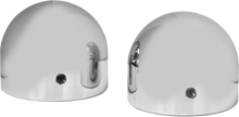 Load image into Gallery viewer, LA Choppers Axle Caps - Black Cut - Spike LA-7813-00B - Detail View