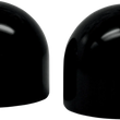 Load image into Gallery viewer, LA Choppers Axle Caps - Black - Dome LA-7810-00B - Main Product View