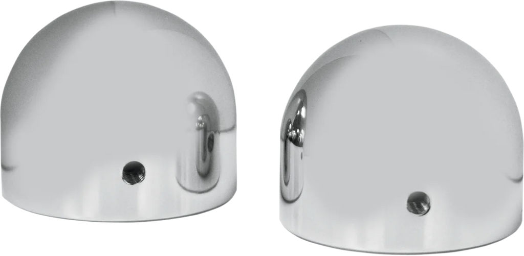 LA Choppers Axle Caps - Black - Dome LA-7810-00B - Side View