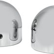 Load image into Gallery viewer, LA Choppers Axle Caps - Chrome - Dome LA-7810-00 - Main Product View