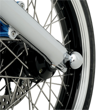 Load image into Gallery viewer, LA Choppers Axle Caps - Chrome - Dome LA-7810-00 - Side View
