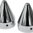 Load image into Gallery viewer, LA Choppers Axle Caps - Chrome - Spike LA-7811-00 - Main Product View