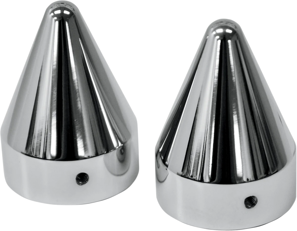 LA Choppers Axle Caps - Chrome - Spike LA-7811-00 - Main Product View
