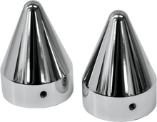 Load image into Gallery viewer, LA Choppers Axle Caps - Chrome - Spike LA-7811-00 - Main Product View