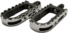 Load image into Gallery viewer, LA Choppers BMX Footpegs - Black/Brass LA-7205-02B - Detail View