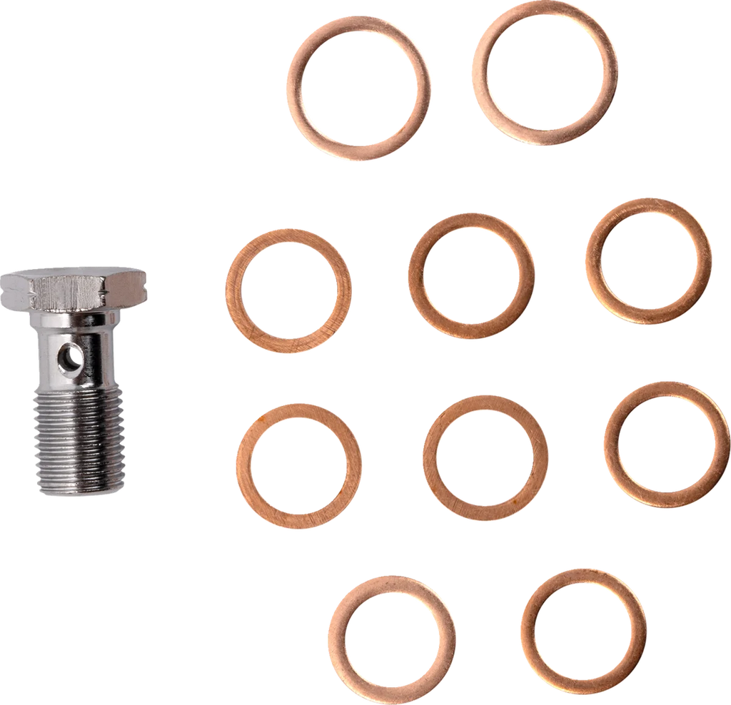 LA Choppers Brake Line - 24"+ - '08-'10 FL LA-8059B08B - Side View