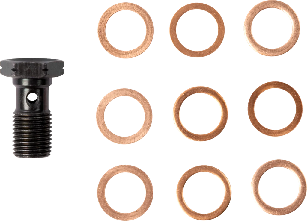 LA Choppers Brake Line - 24"+ - '08-'10 FL LA-8059B08M - Side View