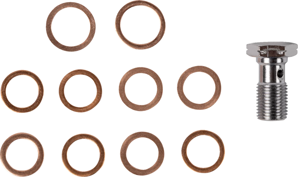 LA Choppers Brake Line - 24"+ - '15-'17 FL LA-8059B16 - Side View