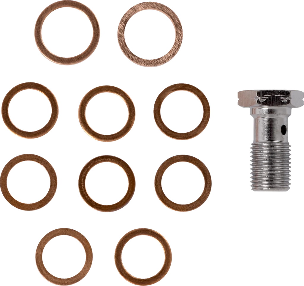 LA Choppers Brake Line - 24"+ - '15-'17 FL LA-8059B16B - Side View