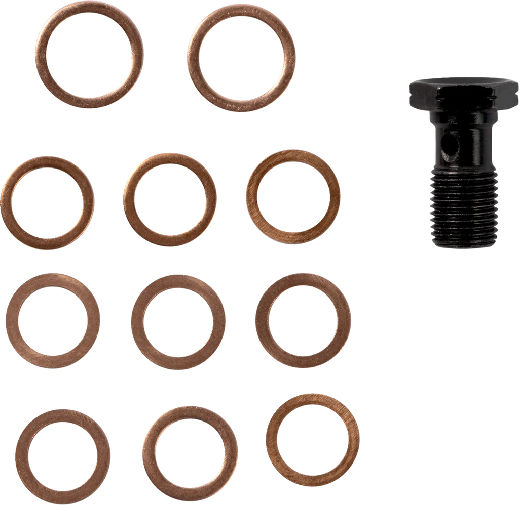 LA Choppers Brake Line - 24"+ - '15-'17 FL LA-8059B16M - Side View