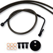 Load image into Gallery viewer, LA Choppers Brake Lines - Mini Ape Hanger Handlebars - Midnight LA-8154B08M - Side View