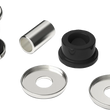 Load image into Gallery viewer, LA Choppers Bushings - Riser - Polyurethane - Polished LA-7400-90 - Back View