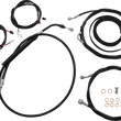 Load image into Gallery viewer, LA Choppers Cable Kit - 12" - 14" Handlebars - ABS - Black LA-8056KT3-13B - Main Product View