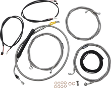 Load image into Gallery viewer, LA Choppers Cable Kit - 12" - 14" Handlebars - ABS - Stainless LA-8056KT3-13 - Main Product View