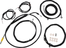 Load image into Gallery viewer, LA Choppers Cable Kit - 18" - 20" Handlebars - ABS - Black LA-8056KT3-19B - Main Product View