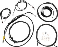 Load image into Gallery viewer, LA Choppers Cable Kit - 18" - 20" Handlebars - ABS - Black LA-8058KT3-19B - Main Product View