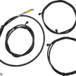 Load image into Gallery viewer, LA Choppers Cable Kit - 18" - 20" Handlebars - ABS - Midnight LA-8056KT3-19M - Main Product View