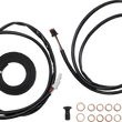 Load image into Gallery viewer, LA Choppers Cable Kit - 18" - 20" Handlebars - ABS - Midnight LA-8056KT3-19M - Side View