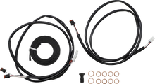 Load image into Gallery viewer, LA Choppers Cable Kit - 18" - 20" Handlebars - ABS - Midnight LA-8056KT3-19M - Side View