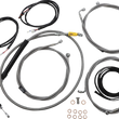 Load image into Gallery viewer, LA Choppers Cable Kit - 18" - 20" Handlebars - ABS - Stainless LA-8056KT3-19 - Main Product View