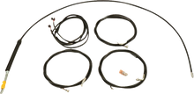 Load image into Gallery viewer, LA Choppers Cable Kit - 18" - 20" Handlebars - Black LA-8059KT3-19B - Main Product View