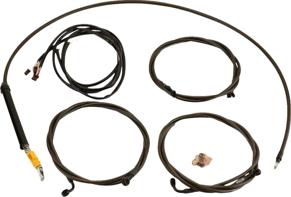 LA Choppers Cable Kit - 18" - 20" Handlebars - Midnight LA-8059KT3-19M - Main Product View