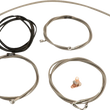 Load image into Gallery viewer, LA Choppers Cable Kit - 18" - 20" Handlebars - Stainless LA-8059KT3-19 - Main Product View