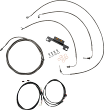 Load image into Gallery viewer, LA Choppers Cable Kit - Stock Handlebars - ABS - Stainless LA-8056KT3-08 - Main Product View