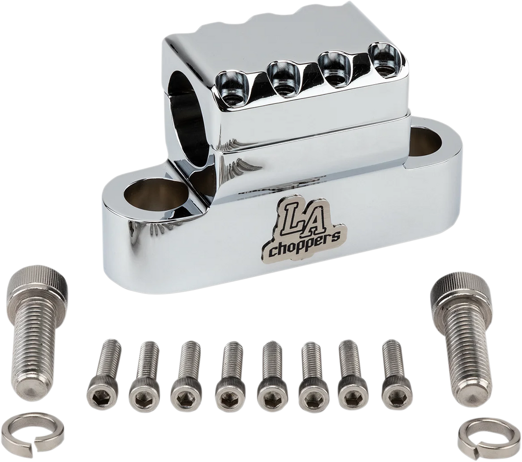 LA Choppers Clamp - Kage Fighter - Chrome LA-7335-XXC - Main Product View