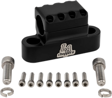Load image into Gallery viewer, LA Choppers Clamp - Kage Fighter - Flat Black LA-7335-XXCM - Main Product View