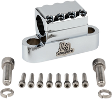 Load image into Gallery viewer, LA Choppers Clamp - Kage Fighter - Flat Black LA-7335-XXCM - Side View