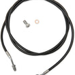 Load image into Gallery viewer, LA Choppers Clutch Cable - 12" - 14" Ape Hanger Handlebars - Black Vinyl LA-8054C13B - Main Product View