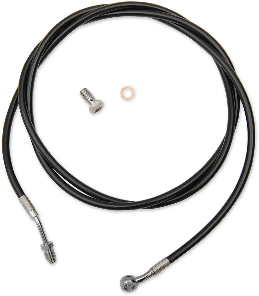 LA Choppers Clutch Cable - 12" - 14" Ape Hanger Handlebars - Black Vinyl LA-8054C13B - Main Product View