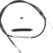 Load image into Gallery viewer, LA Choppers Clutch Cable - 12" - 14" Ape Hanger Handlebars - Black Vinyl LA-8059C13B - Side View
