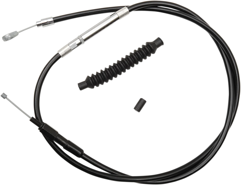 LA Choppers Clutch Cable - 12" - 14" Ape Hanger Handlebars - Black Vinyl LA-8220C13B - Main Product View
