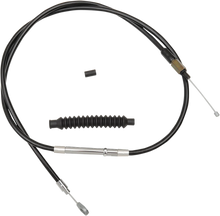 Load image into Gallery viewer, LA Choppers Clutch Cable - 15" - 17" Ape Hanger Handlebars - Black Vinyl LA-8110C16B - Side View