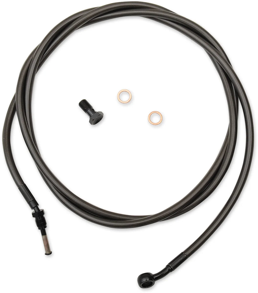 LA Choppers Clutch Cable - 15" - 17" Ape Hanger Handlebars - Midnight LA-8054C16M - Main Product View