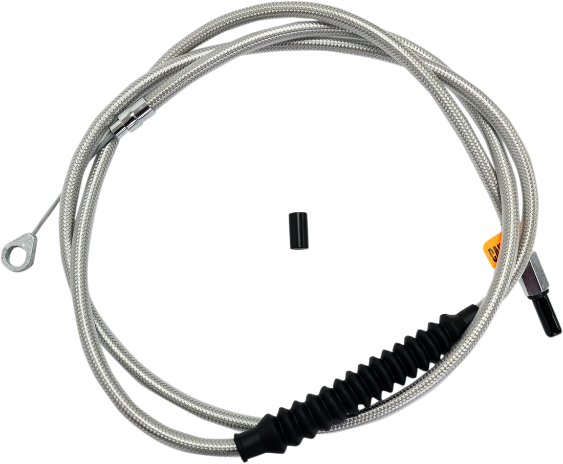LA Choppers Clutch Cable - 15" - 17" Ape Hanger Handlebars - Stainless Steel LA-8100C16 - Side View