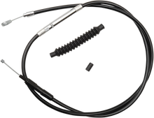 Load image into Gallery viewer, LA Choppers Clutch Cable - Mini Ape Hanger Handlebars - Black Vinyl LA-8100C08B - Main Product View