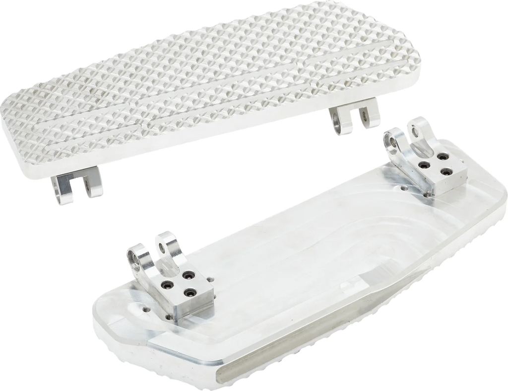 LA Choppers County Line Billet Floorboards - Raw - FL LA-P101-00 - Side View