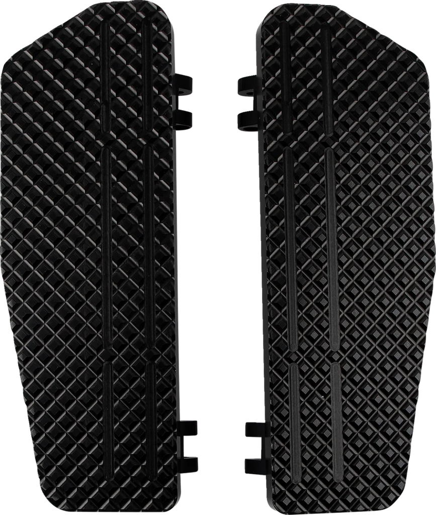 LA Choppers County Line Billet Floorboards - Raw - FL LA-P101-00 - Installation View