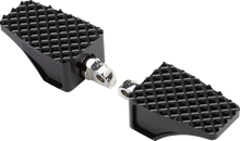 Load image into Gallery viewer, LA Choppers County Line Billet Footpegs - Front - Black LA-P100-01B - Side View